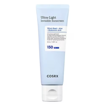 Cr&egrave;me solaire invisible ultra l&eacute;g&egrave;re spf50 pa++++ Cosrx - tube de 50ml