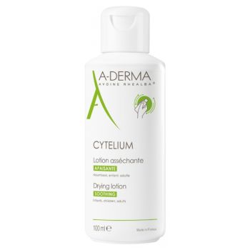 Lotion ass&eacute;chante Apaisante Cytelium A-Derma - flacon 100 ml