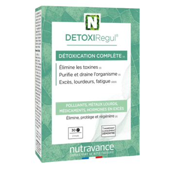 DETOXIRegul Nutravance - bo&icirc;te de 30 comprim&eacute;s