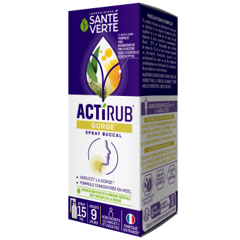 Actirub gorge Spray buccal Sant&eacute; Verte - spray de 15ml