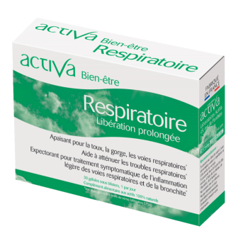Activa bien-&ecirc;tre respiratoire lib&eacute;ration prolong&eacute;e - boite de 30 g&eacute;lules