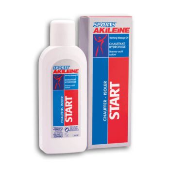 Start chauffant hydrofuge Akile&iuml;ne sports - tube de 200 ml