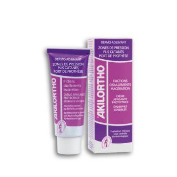Cr&egrave;me apaisante &eacute;pidermes sensibles Akilortho - tube de 75 ml