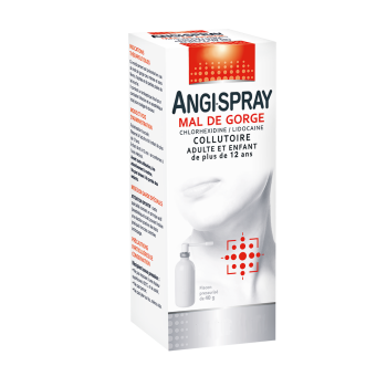 Angi-spray mal de gorge collutoire - flacon pressuris&eacute; de 40 g