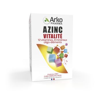 Azinc vitalit&eacute; Arkopharma - bo&icirc;te de 60 g&eacute;lules