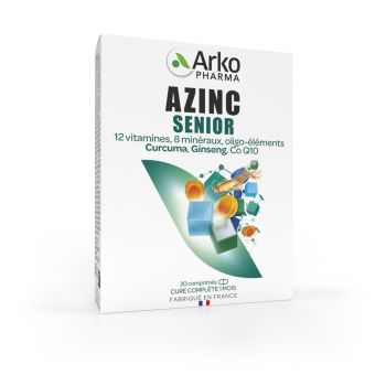 Azinc Senior Arkopharma - boite de 30 comprim&eacute;s