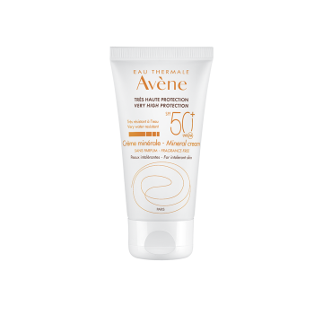 Cr&egrave;me min&eacute;rale tr&egrave;s haute protection spf 50+ Av&egrave;ne - flacon de 50 ml