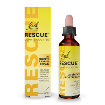 Fleur de Bach Rescue concentr&eacute; de s&eacute;r&eacute;nit&eacute; - flacon de 20 ml