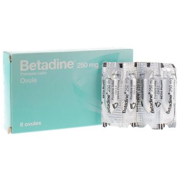 Betadine 250mg ovule - bo&icirc;te de 8 ovules