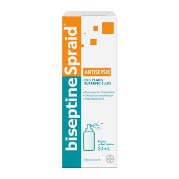 Biseptinespraid solution pour application cutan&eacute;e - Flacon de 50ml