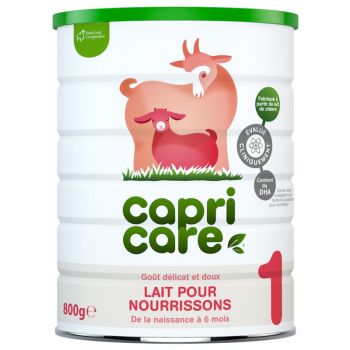Lait pour nourrissons 1 de 0 &agrave; 6 mois Capricare - pot de 800 g