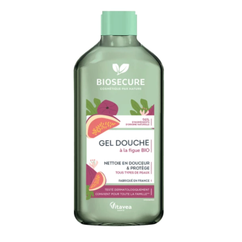 Gel douche &agrave; la figue BIO Bio Secure - flacon de 500ml