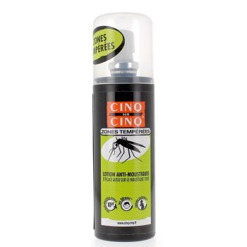 Lotion anti-moustiques zones temp&eacute;r&eacute;es Cinq sur cinq - Spray 100 ml