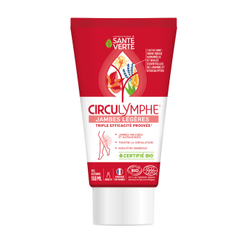 Circulymphe gel externe bio jambes lourdes Sant&eacute; verte - Tube de 150 ml
