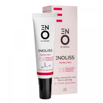 Enoliss Perfect Skin 15 AHA &Eacute;mulsion r&eacute;novatrice nuit micro-peeling ENO laboratoire Codexial - tube de 30 ml