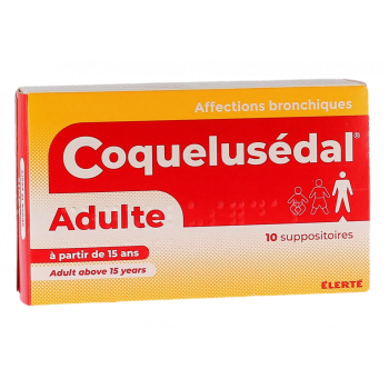 Coquelus&eacute;dal Adultes - 10 suppositoires