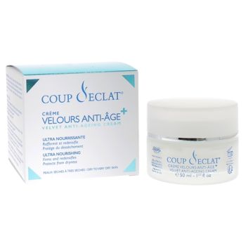 Cr&egrave;me velours anti-&acirc;ge+ Coup d'&eacute;clat - pot de 50 ml