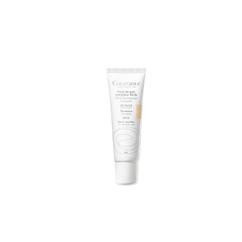 Couvrance Fond de teint correcteur fluide porcelaine 1.0 Av&egrave;ne - Tube de 30 ml