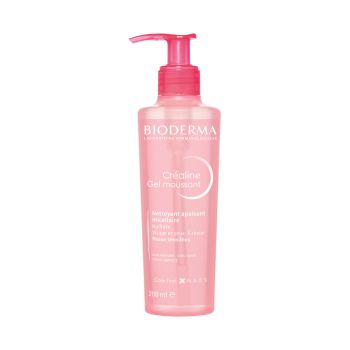 Cr&eacute;aline gel moussant Bioderma - flacon-pompe de 200 ml