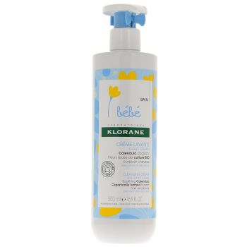 Cr&egrave;me lavante Cold Cream Klorane B&eacute;b&eacute; - flacon de 500 ml