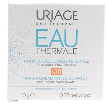 Cr&egrave;me d'eau compacte teint&eacute;e SPF 30 Uriage - Poudrier de 10 g