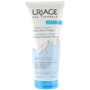 Cr&egrave;me lavante peaux sensibles Uriage - tube de 200 ml
