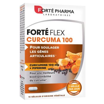 Curcuma 100 Fort&eacute; Pharma - bo&icirc;te de 15 g&eacute;lules