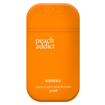 Spray d&eacute;sinfectant peach addict Saneez - spray de 30ml