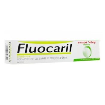 Dentifrice bi-fluor&eacute; 145 mg menthe Fluocaril - tube de 75 ml