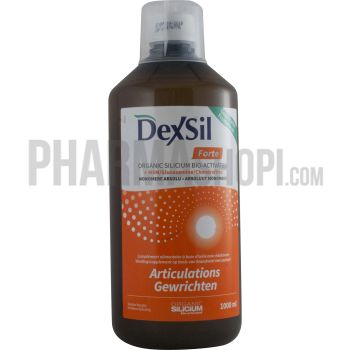 Dexsil fort&eacute; silicium Organique + MSM / Glucosamine - flacon de 1000 ml