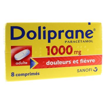 Doliprane 1000mg - 8 comprim&eacute;s