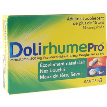 DolirhumePro comprim&eacute; jour et nuit - 16 comprim&eacute;s