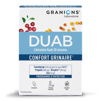 Duab confort urinaire Granions - boite de 60 g&eacute;lules