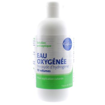 Eau oxyg&eacute;n&eacute;e 10 volumes Gifrer - Flacon de 250 ml