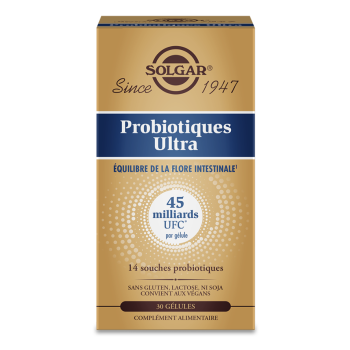 Probiotiques Ultra Solgar - boite de 30 g&eacute;lules