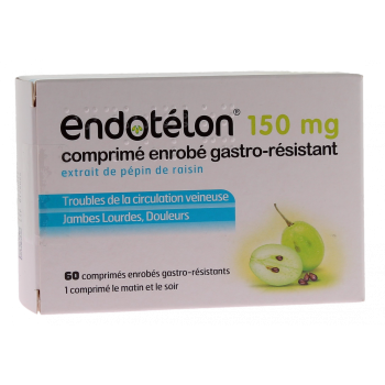 Endot&eacute;lon 150mg comprim&eacute; gastro-r&eacute;sistant - 60 comprim&eacute;s