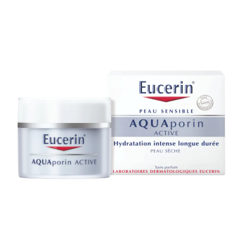 Aquaporin Active Soin hydratant peau s&egrave;che Eucerin - pot de 50 g