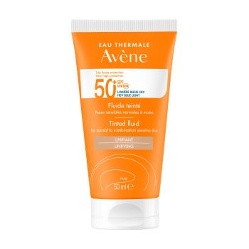 Fluide solaire teint&eacute; SPF 50+ Av&egrave;ne - tube de 50 ml