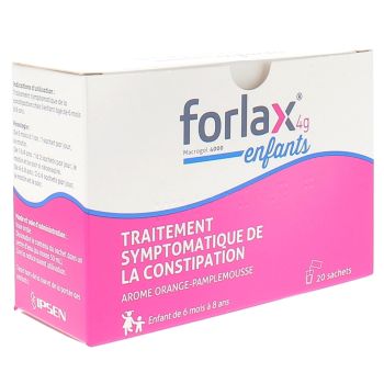 Forlax 4g poudre pour solution buvable - boite de 20 sachets