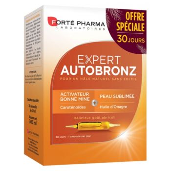 Expert autobronz Fort&eacute; Pharma - boite de 30 ampoules