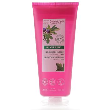 Gel douche nutritif au Cupua&ccedil;u bio Feuille de Figuier Klorane - tube de 200 ml