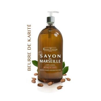 Gel douche surgras Beauterra - flacon-pompe de 300ml