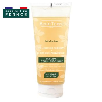 Gel Douche Surgras hypoallerg&eacute;nique Beauterra - tube de 200 ml