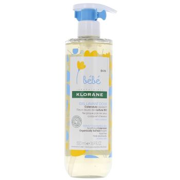 Gel lavant doux Klorane B&eacute;b&eacute; - flacon de 500 ml