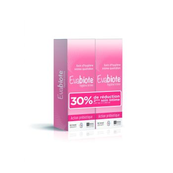 Evabiote Gel lavant hygi&egrave;ne intime Besins Healthcare - lot de 2 flacons de 250 ml