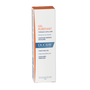 Gel rub&eacute;fiant chute de cheveux localis&eacute;e Ducray - tube de 30 ml