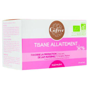 Tisane allaitement pour maman Gifrer - bo&icirc;te de 20 sachets