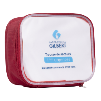 Trousse secours essentielle 1&egrave;res urgences Gilbert - 1 trousse