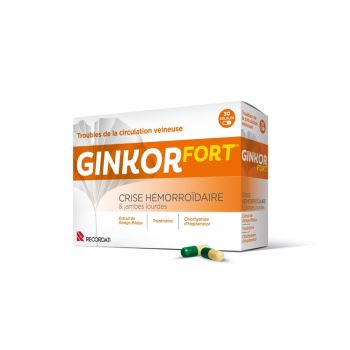 Ginkor fort g&eacute;lule - bo&icirc;te de 30 g&eacute;lules