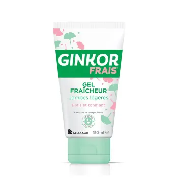 Ginkor gel fraicheur intense jambes l&eacute;g&egrave;res - tube de 150 ml